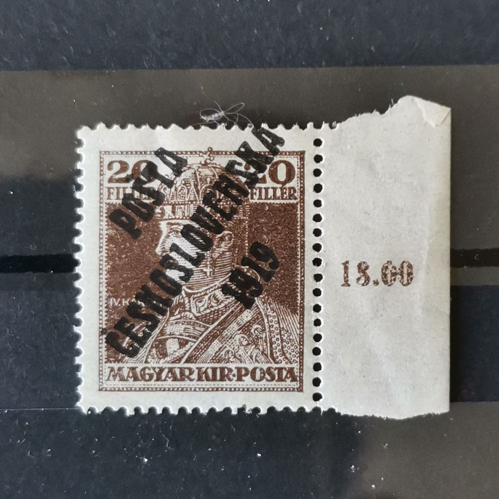 Briefmarke Tschechoslowakie PČ 1919 , 20f, Mi.139* 