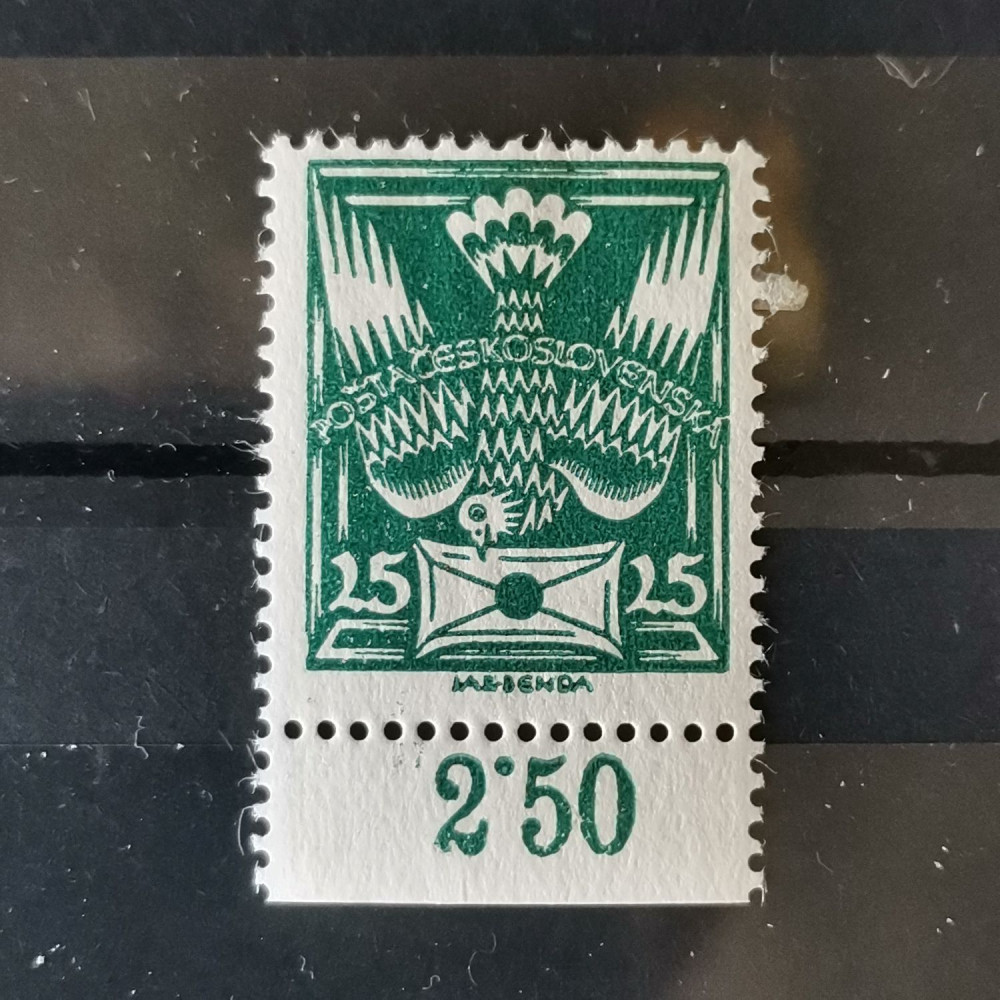 Briefmarke Tschechoslowakie, 25h, Mi.168* 