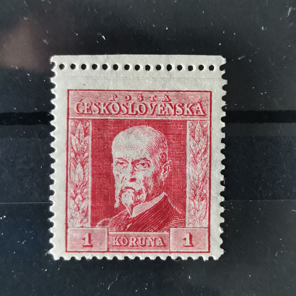 Sello Checoslovaquia, 1 Kč, Mi.224, MH* 