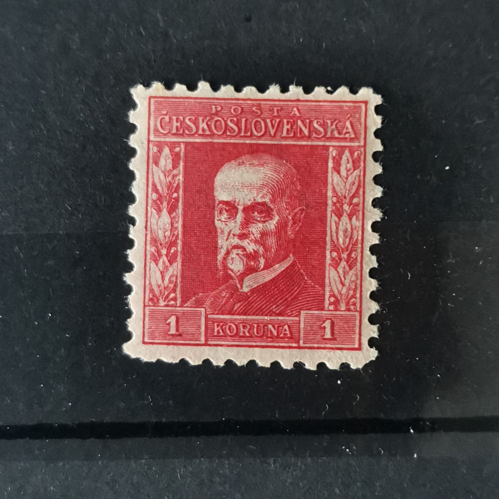Známka ČSR, 1 Kč, Pof.197** 