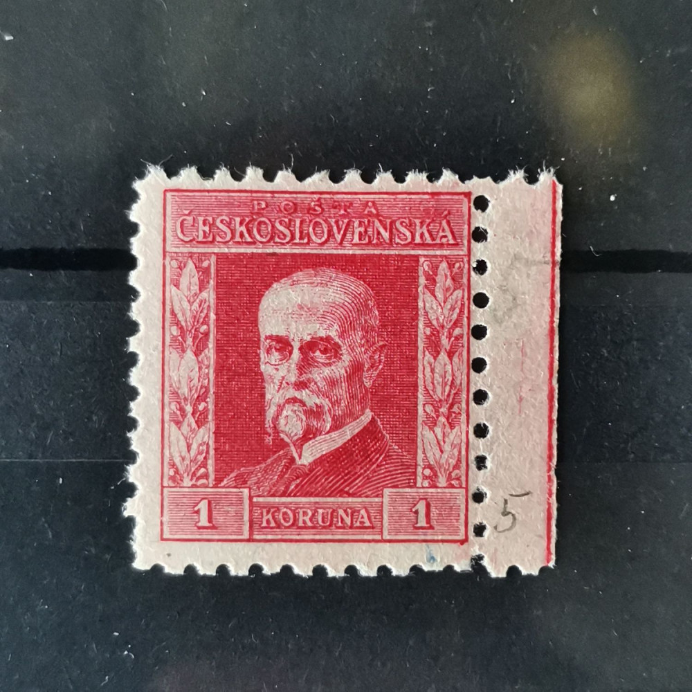 Briefmarke Tschechoslowakie, 1 Kč, Mi.232** 