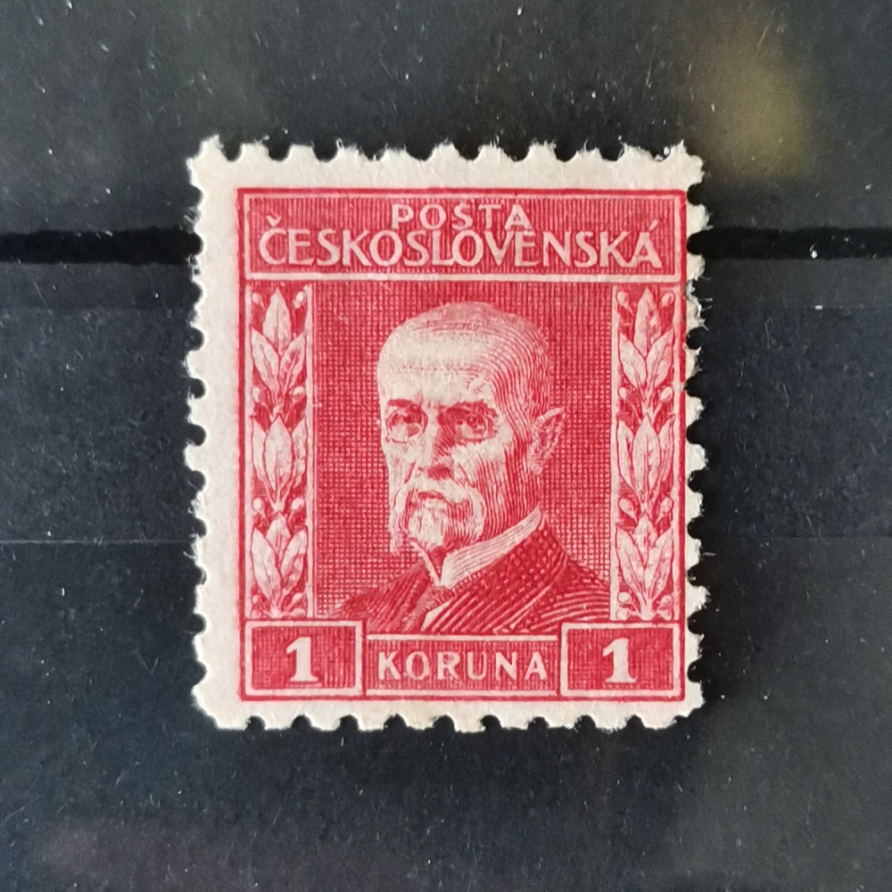 Sello Checoslovaquia, 1 Kč, Mi.235, MH* 