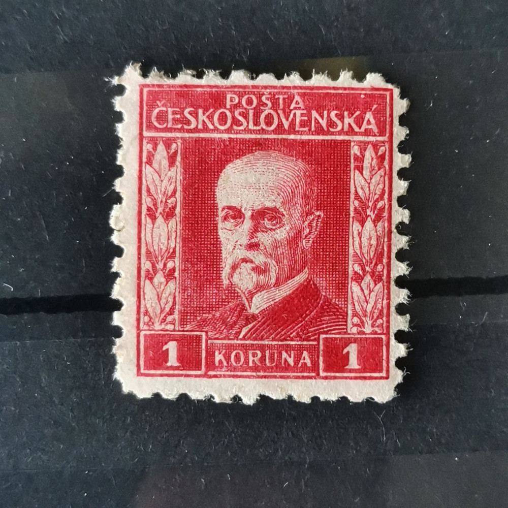 Briefmarke Tschechoslowakie, 1 Kč, Mi.237* 