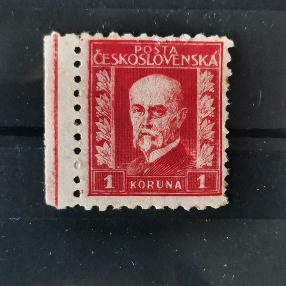 Briefmarke Tschechoslowakie, 1 Kč, Mi.242* 