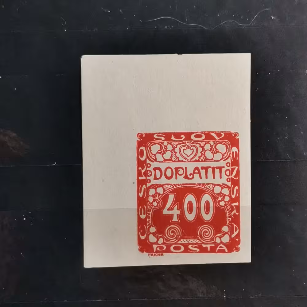 Známka ČSR, 400h, Pof.DL11 * 