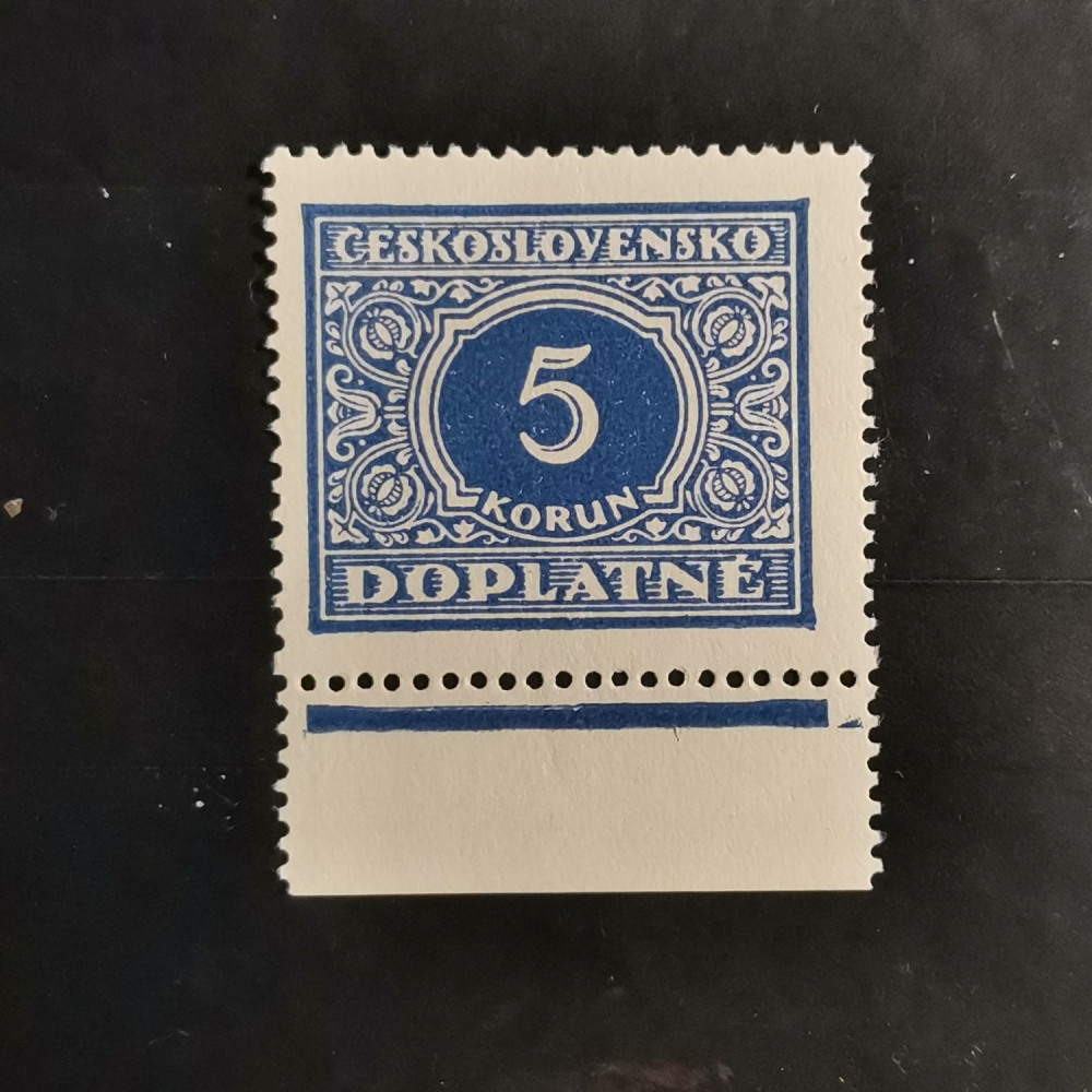 Sello Checoslovaquia, 5 Kč, Mi.64, MNH** 