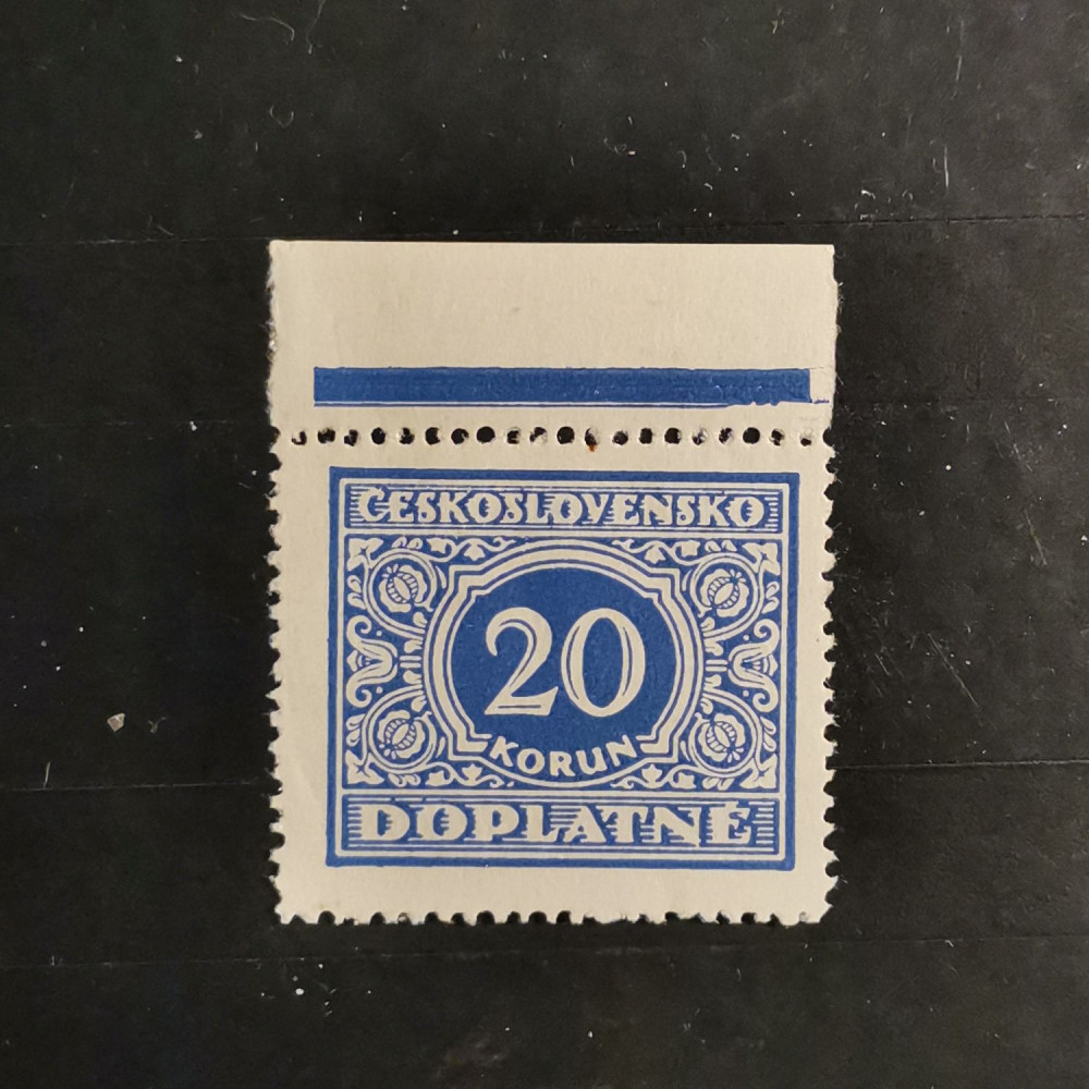 Sello Checoslovaquia, 20 Kč, Mi.66, MNH** 