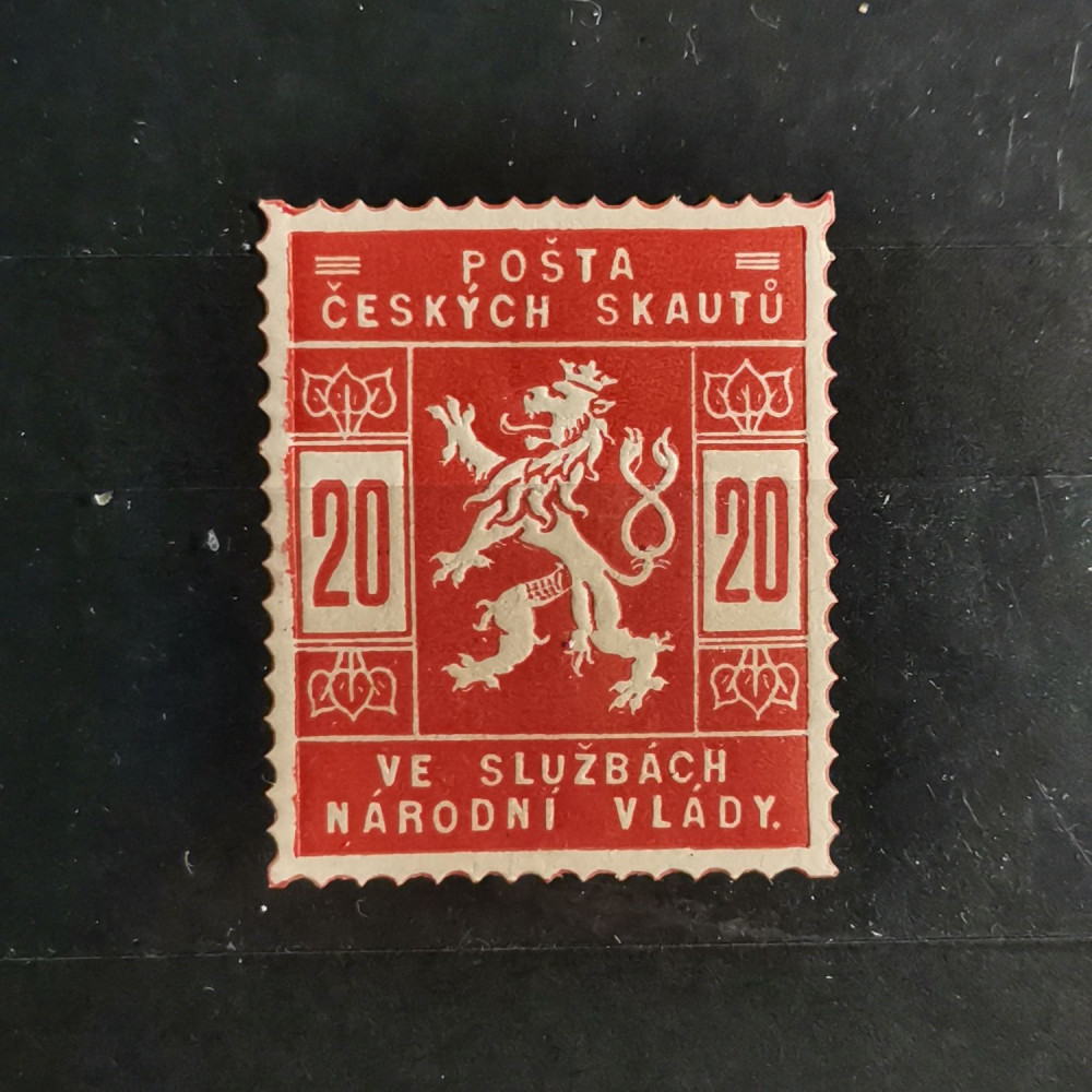 Briefmarke Tschechoslowakie, 20h, Mi.II ** 