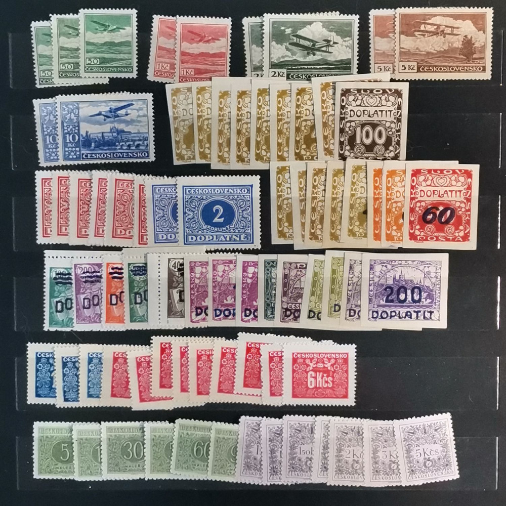 Sestava známek ČSR lot-7645*