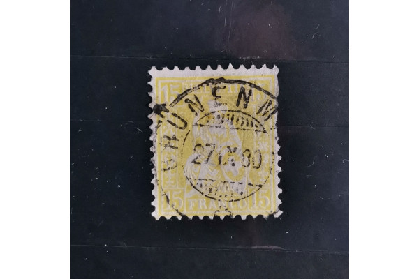 Známka Švýcarsko, 15(C), Mi.31# 