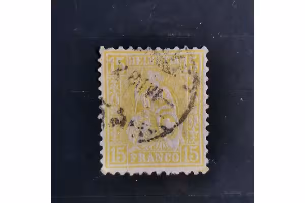 Známka Švýcarsko, 15(C), Mi.31# 