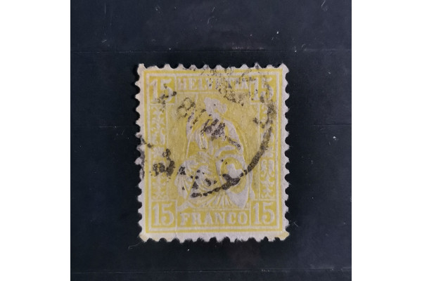 Známka Švýcarsko, 15(C), Mi.31# 