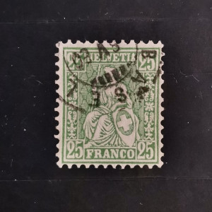 Známka Švýcarsko, 25(C), Mi.32# 