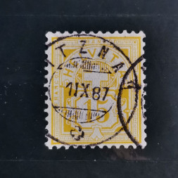Briefmarke Schweiz, 15(C), Mi.49# 