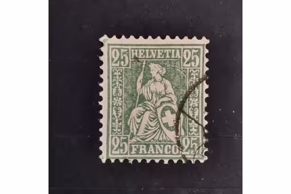 Známka Švýcarsko, 25(C), Mi.41# 