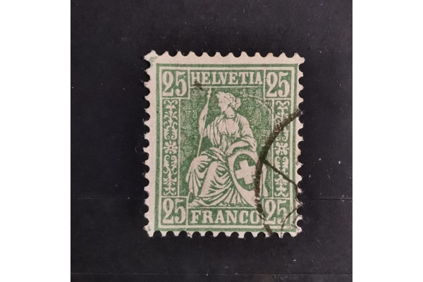 Známka Švýcarsko, 25(C), Mi.41# 