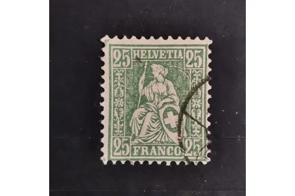 Známka Švýcarsko, 25(C), Mi.41# 