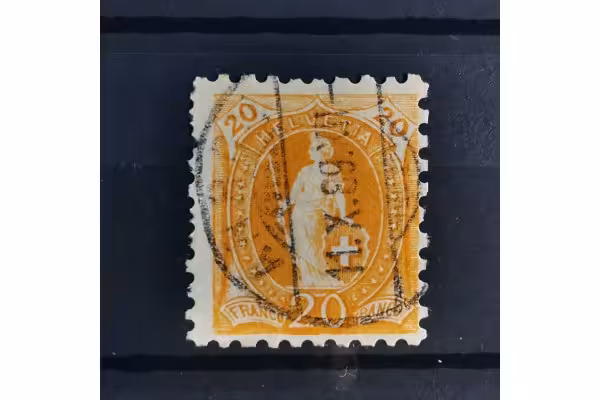 Známka Švýcarsko, 20(C), Mi.58XB# 