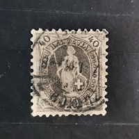 Briefmarke Schweiz, 40(C), Mi.61XC# 