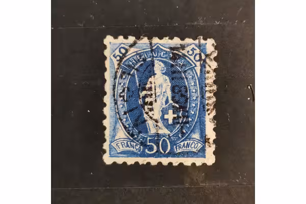 Známka Švýcarsko, 50(C), Mi.62XB# 