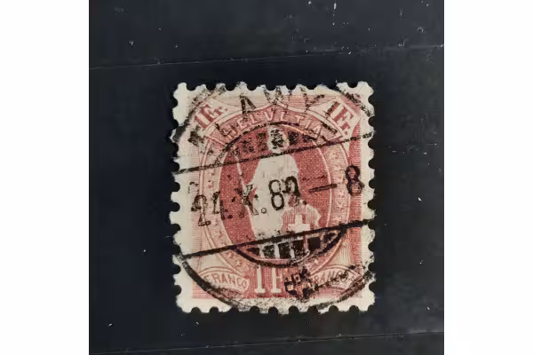 Známka Švýcarsko, 1Fr, Mi.63XB# 