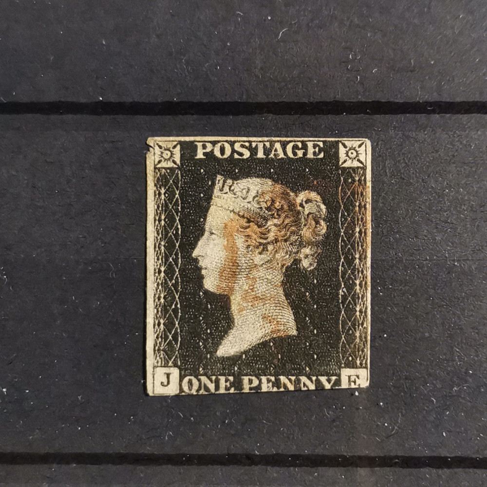 Známka Velká Británie, 1P, Sg.2#, PENNY BLACK 