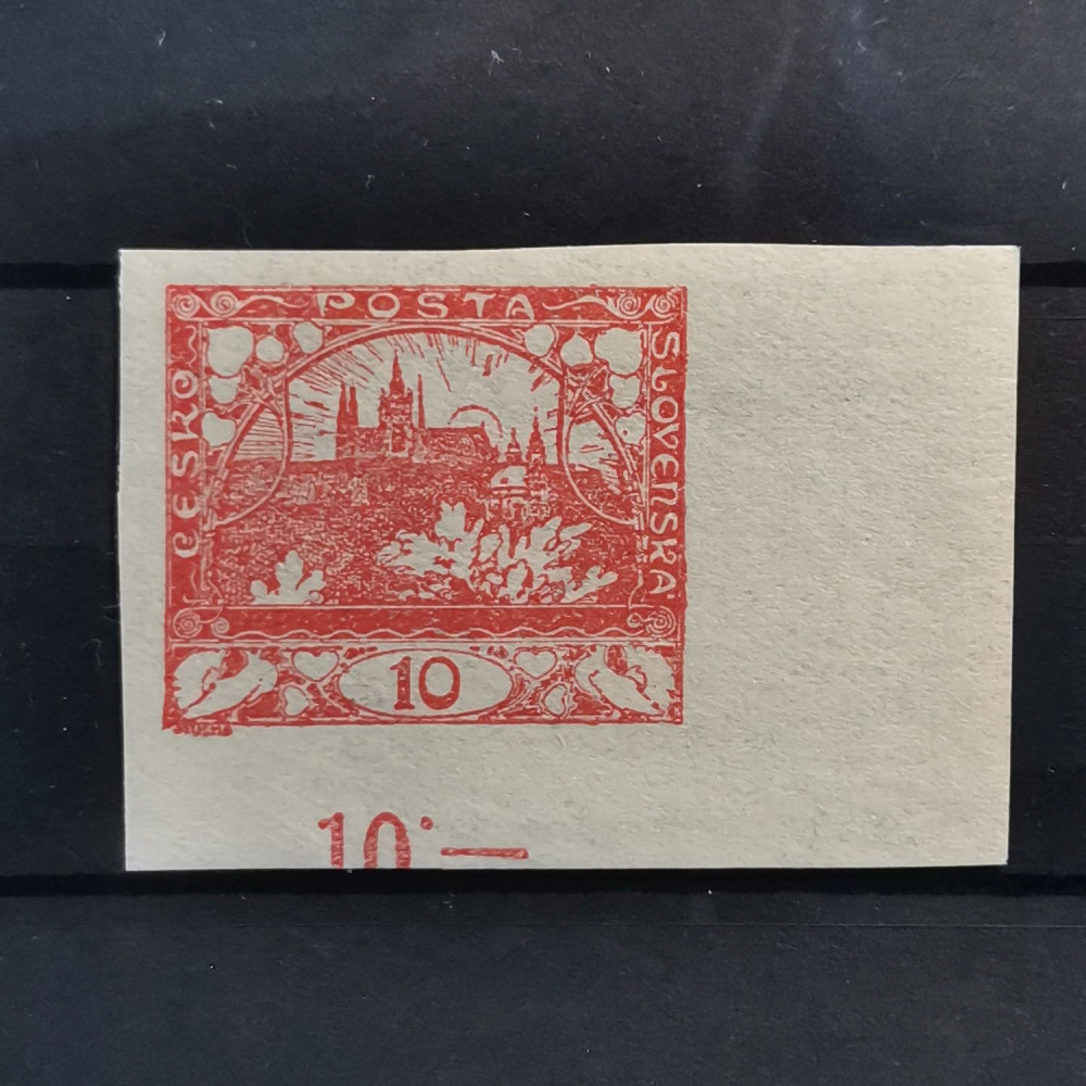 Selo Tchecoslováquia, 10h, Mi.3, MNH** 