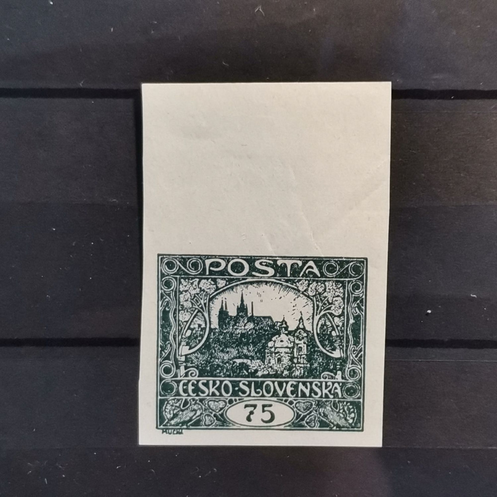 Briefmarke Tschechoslowakie, 75h, Mi.31* 