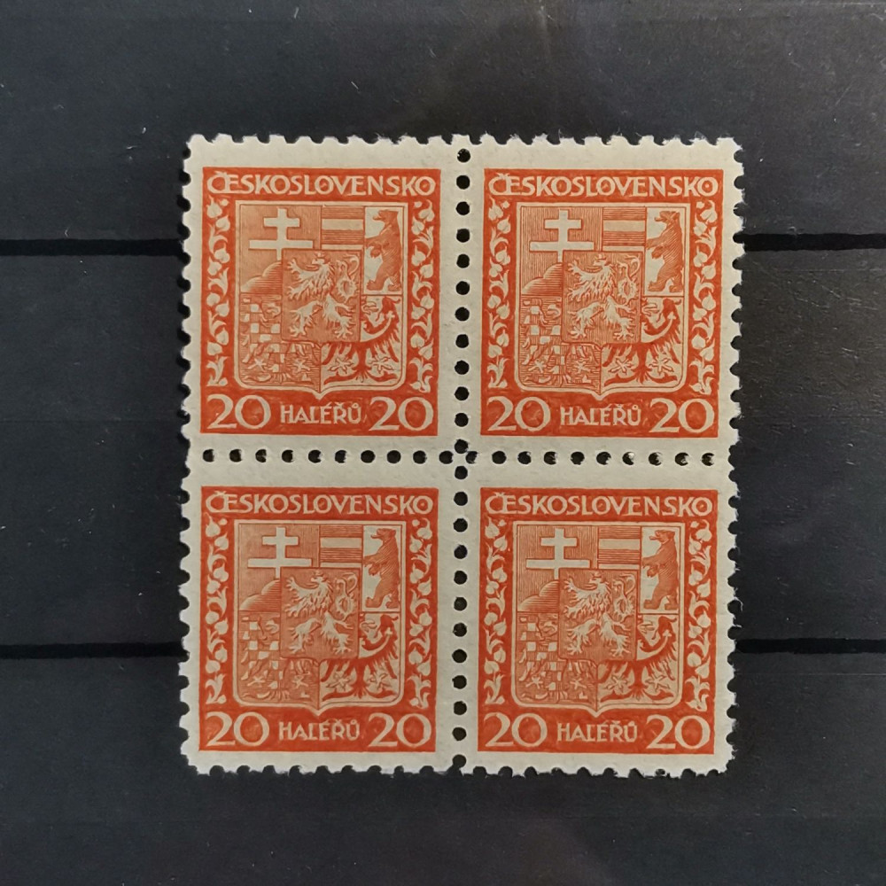 Viererblock Tschechoslowakie, , Mi.** 