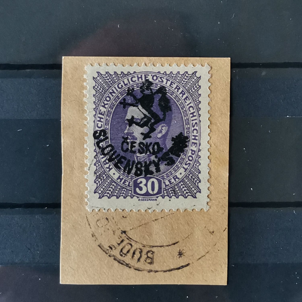 Cut-out Czechoslovakia, 30h, Mi., used# 