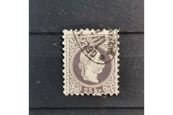 Známka Rakousko, 25Kr, Mi.40IIA# 