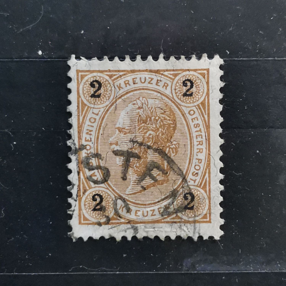 Briefmarke Österreich 2Kr, Mi.51# 