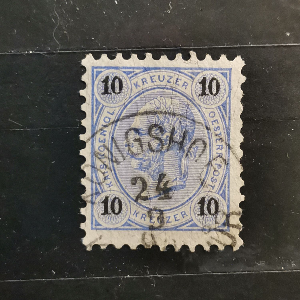 Sello Austria, 10Kr, Mi.54, usado# 