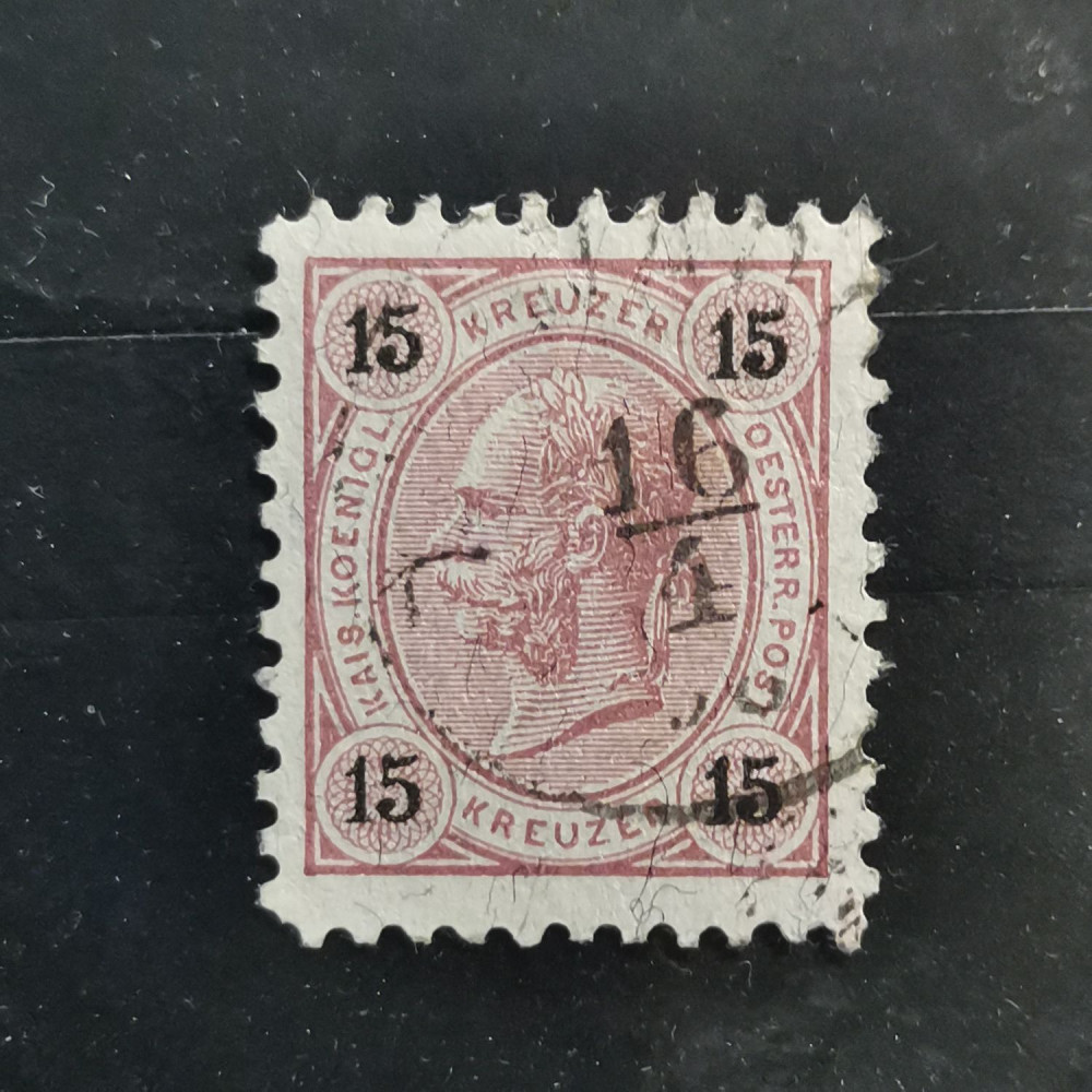 Známka Rakousko, 15Kr, Mi.56# 