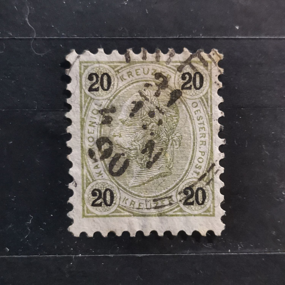 Selo Áustria, 20Kr, Mi.57, usado# 