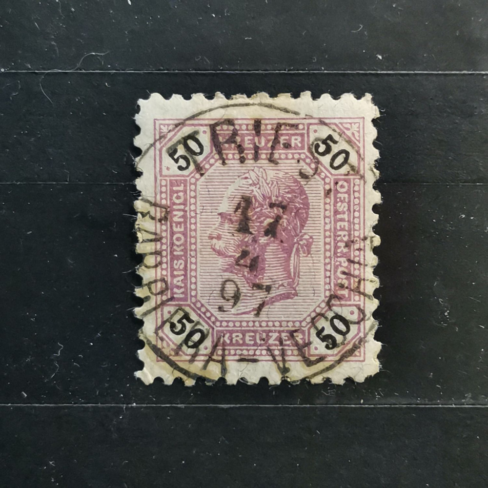 Selo Áustria, 50Kr, Mi.66, usado# 