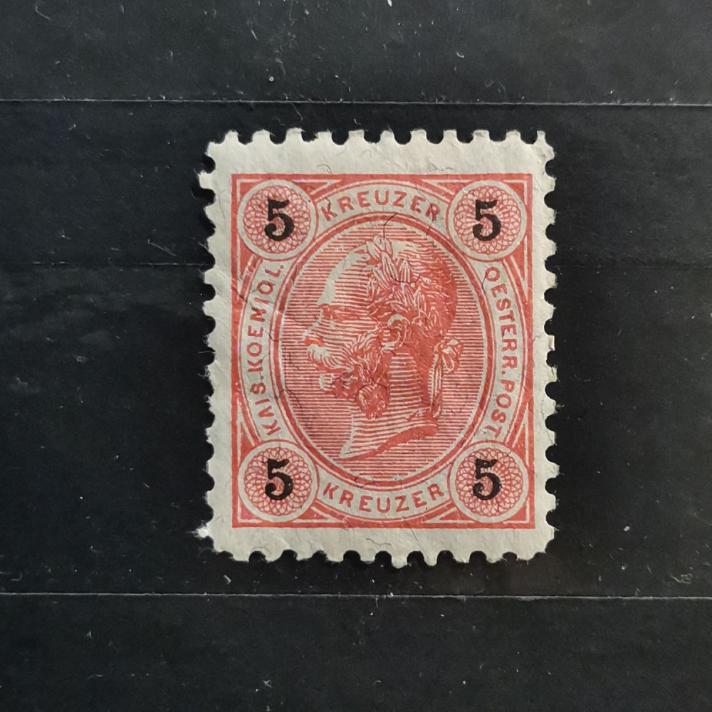 Sello Austria, 5Kr, Mi.53, MH* 