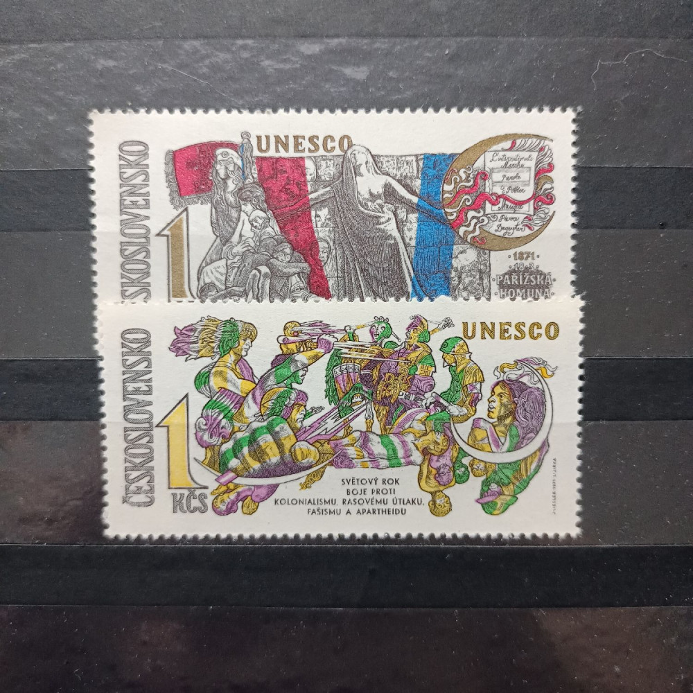Série Tchecoslováquia, 1Kčs-1Kčs, Mi.1992-1993, MNH** 