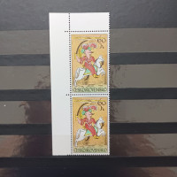 Block of 2 Czechoslovakia, 60h, Mi.2098, MNH** 