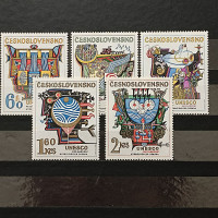 Set Czechoslovakia, 60h-2Kčs, Mi.2195-2199, MNH** 