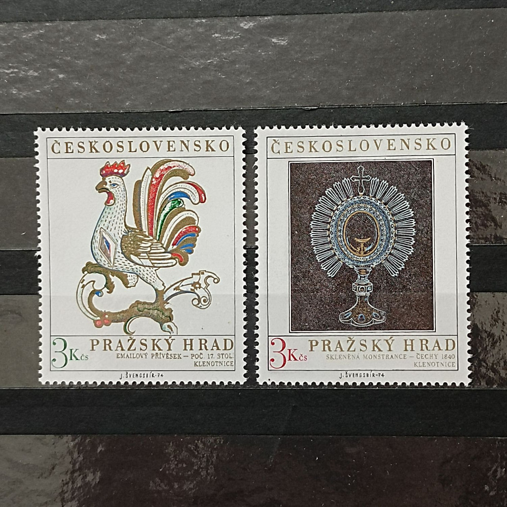 Serie Checoslovaquia, 3Kčs-3Kčs, Mi.2201-2202, MNH** 