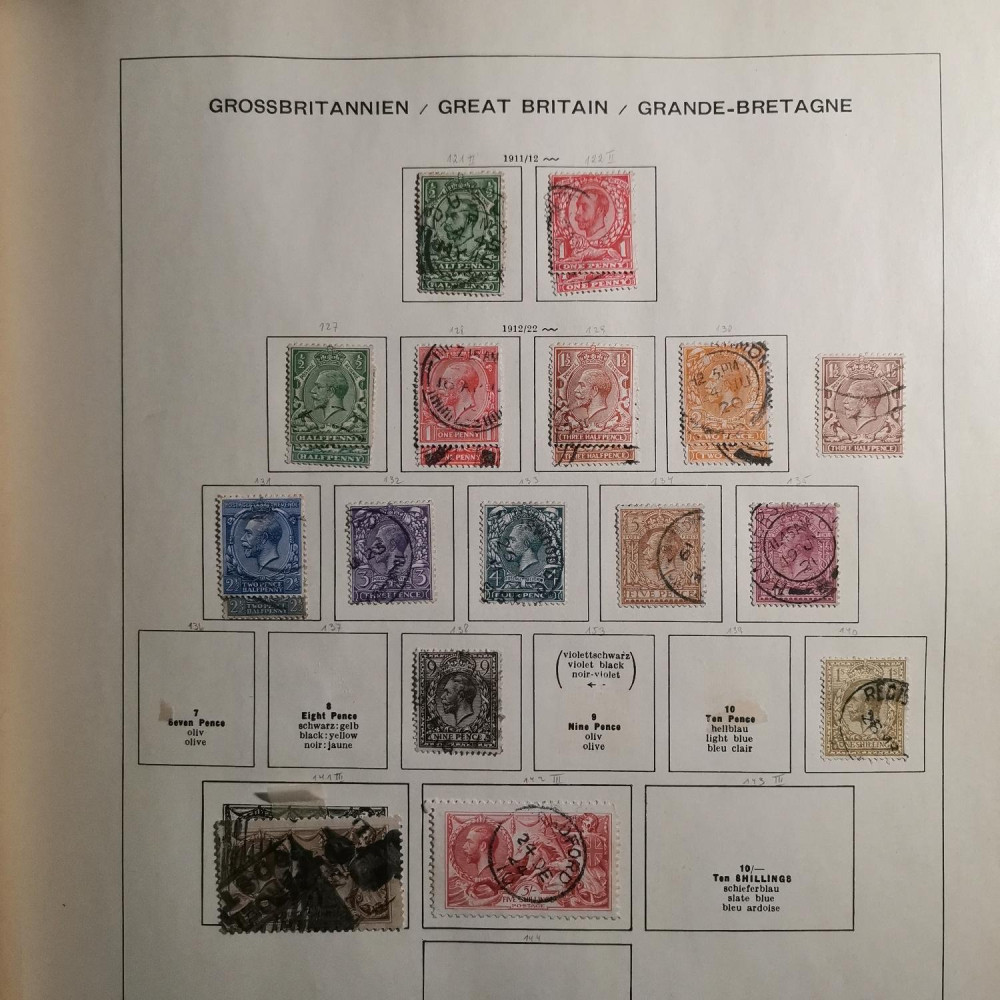 Briefmarken Sammlung Großbritannien lot-8257 10
