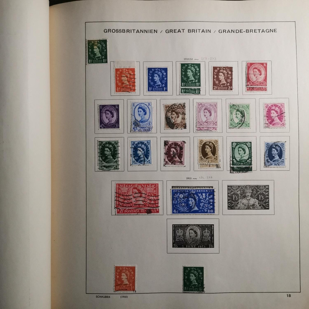 Briefmarken Sammlung Großbritannien lot-8257 18