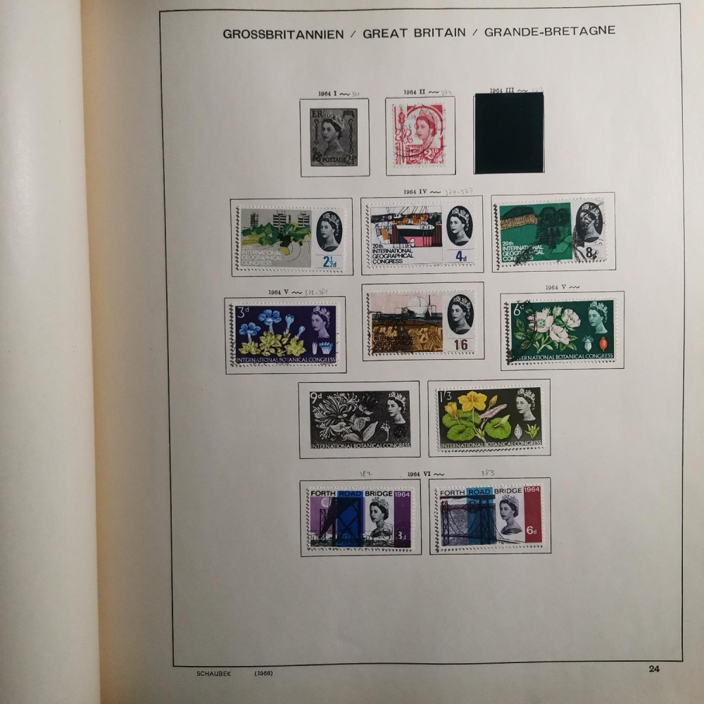 Briefmarken Sammlung Großbritannien lot-8257 28