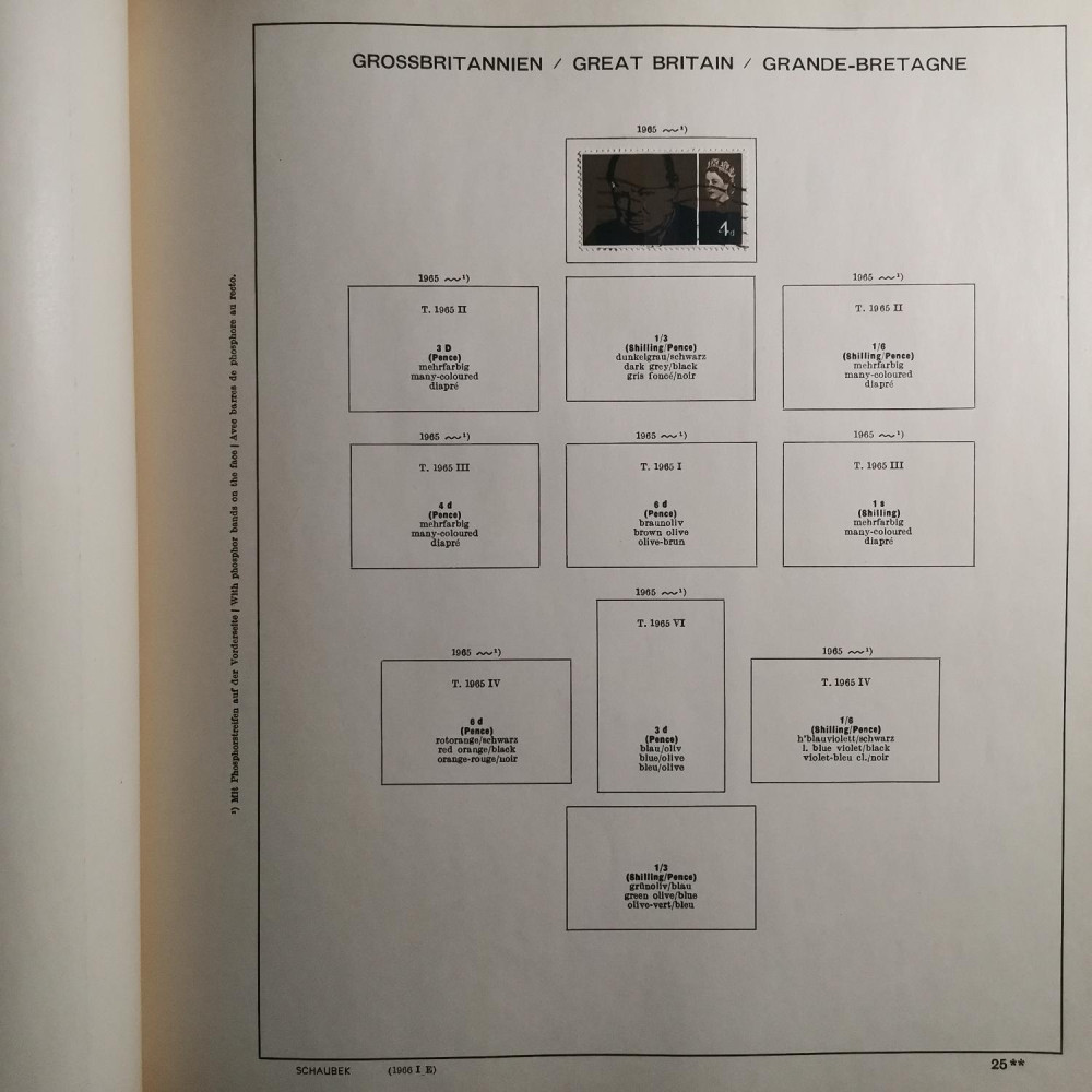 Briefmarken Sammlung Großbritannien lot-8257 30