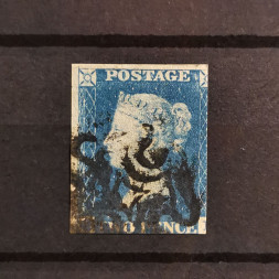 Známka Velká Británie, 2P, Sg.5# 