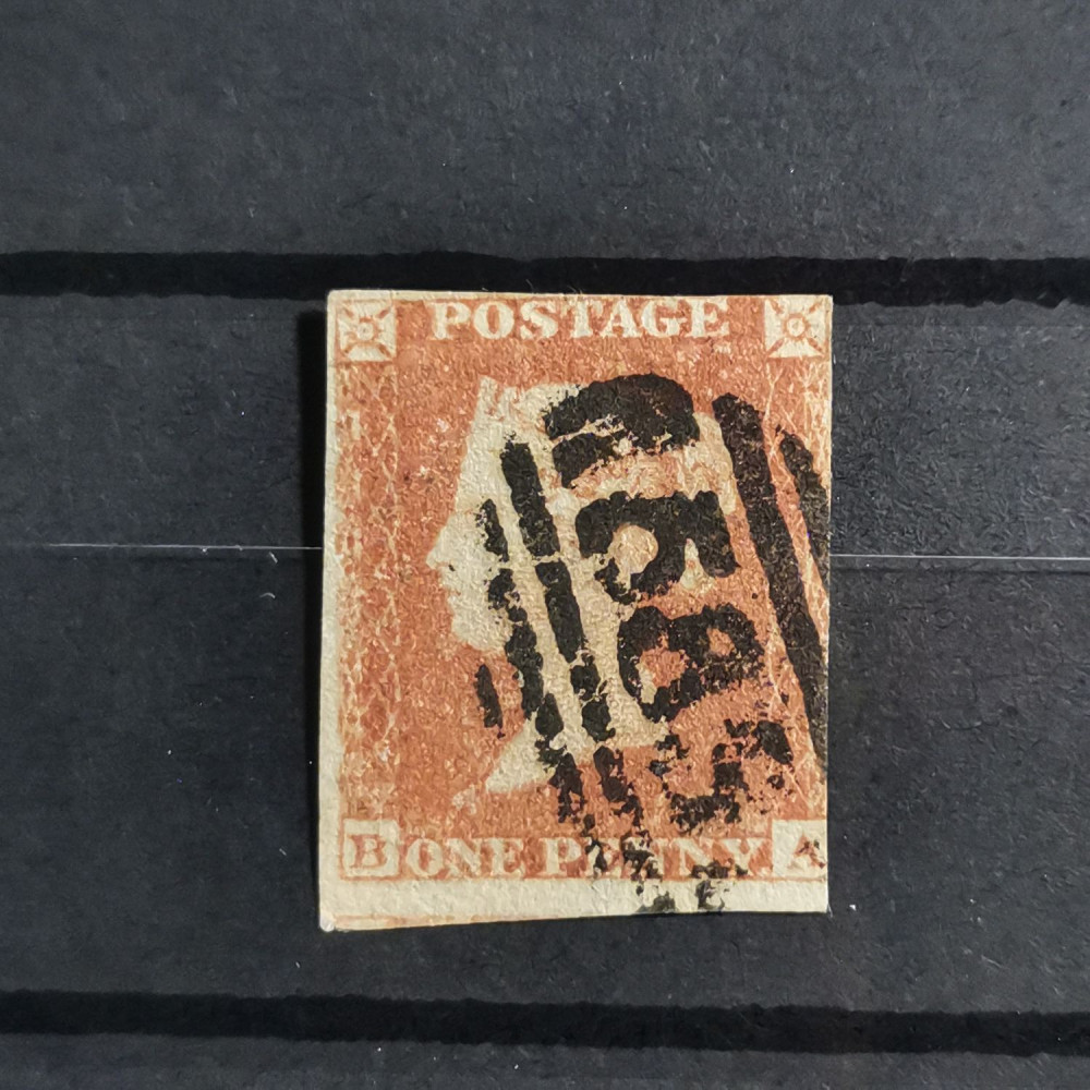 Sello Gran Bretaña, 1P, Sg.8, usado# 