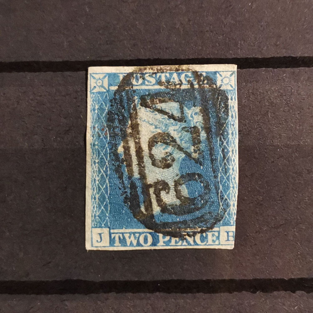 Sello Gran Bretaña, 2P, Sg.14, usado# 