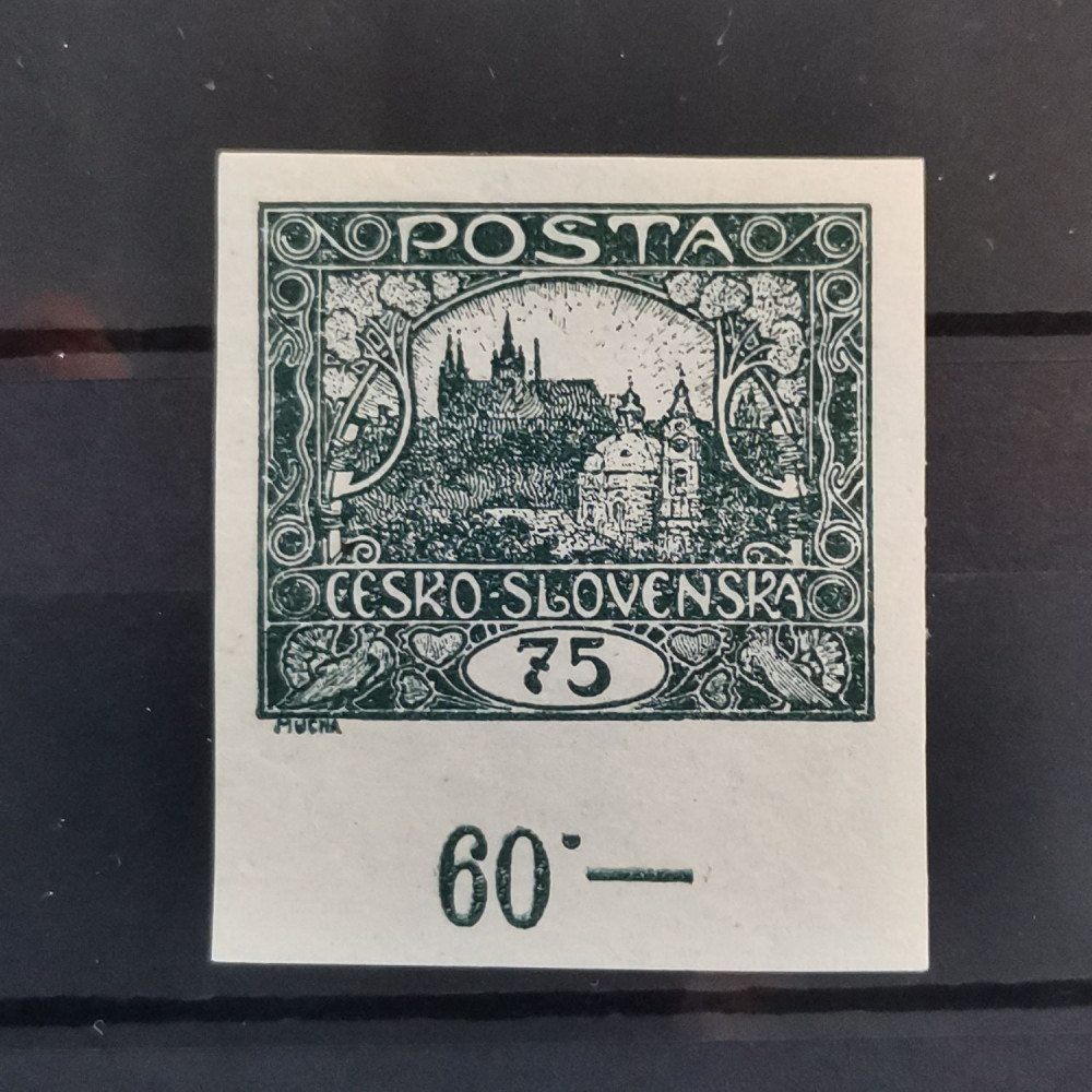 Briefmarke Tschechoslowakie, 75h, Mi.31* 
