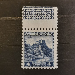 Briefmarke Tschechoslowakie, 4 Kč, Mi.312* 